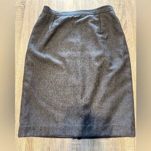 Valentino vintage Gray Pencil Skirt Knee-Length Work